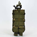 Штурмовий підсумок під магазин подвійний універсальний стропа в камуфляжі ММ-14, фото 6