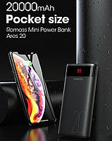 Повербанк Romoss 20000 mAh Ares20 (PAS20-102-2135H) чорний, фото 8