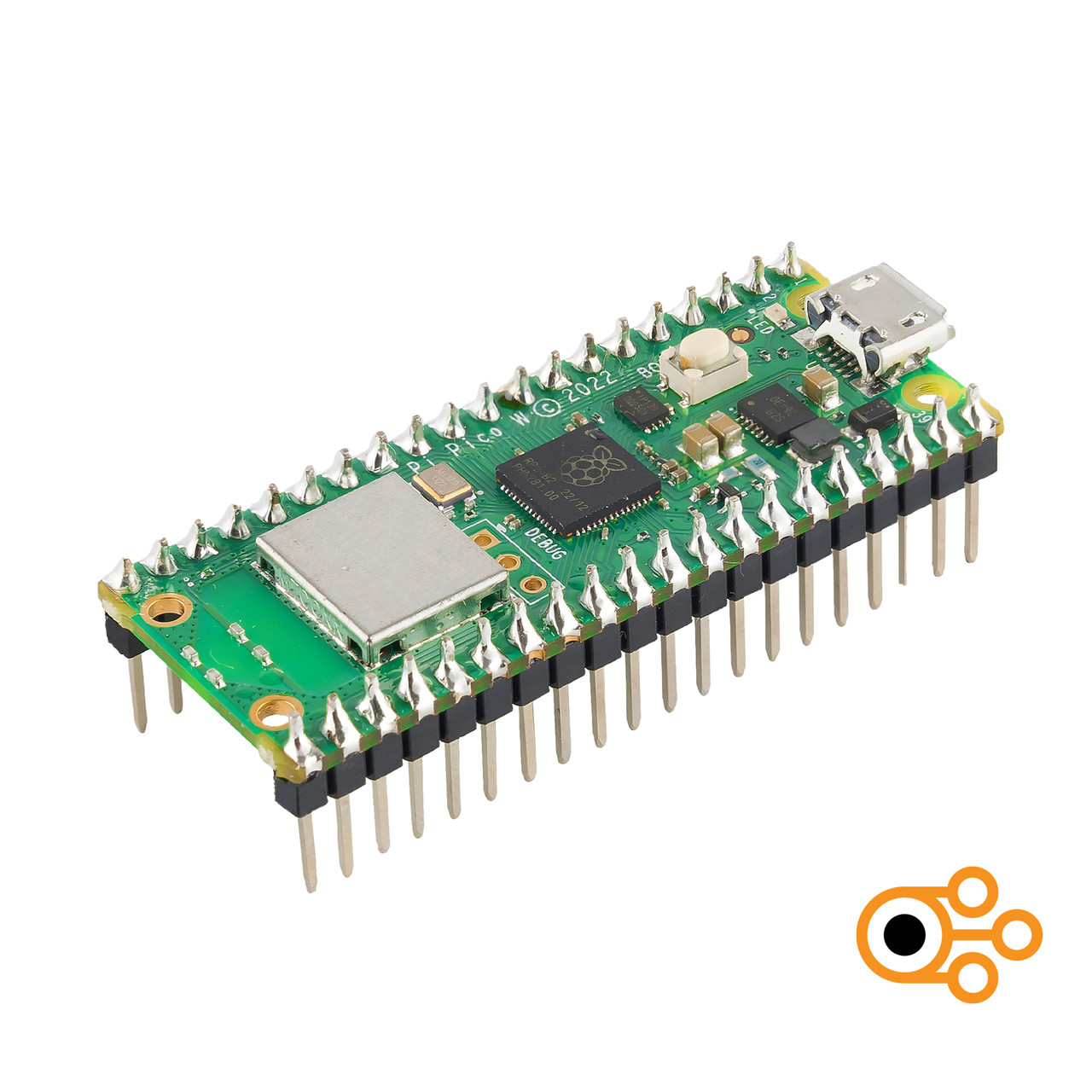 Контролер Raspberry Pi Pico W (З ногами)