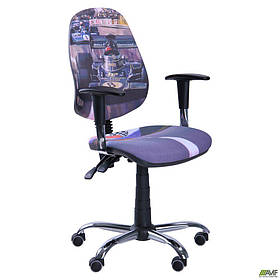 Дитяче поворотне крісло Гонки в дитячу