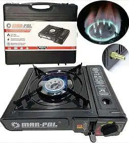 Портативна газова плита одноконфоркова з п'єзопідпалом Portable Gas Stove BDZ-155-A