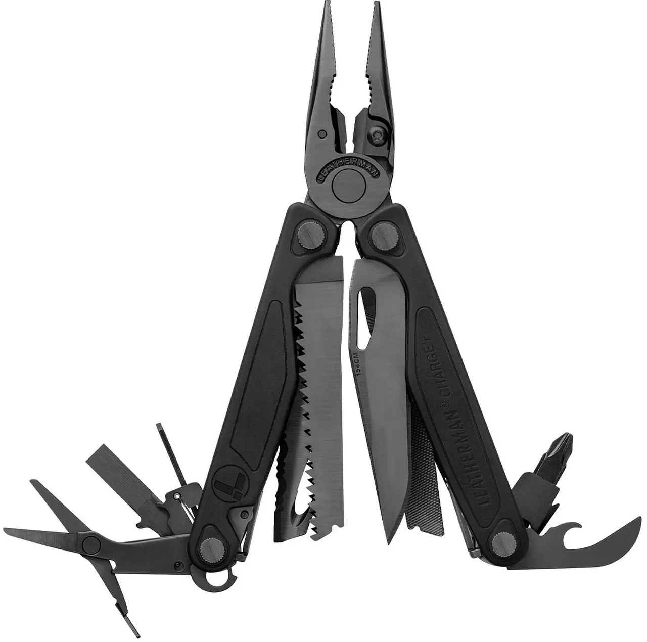 Мультитул Leatherman Charge Plus Black, синтетичний чохол ID-832601, фото 1