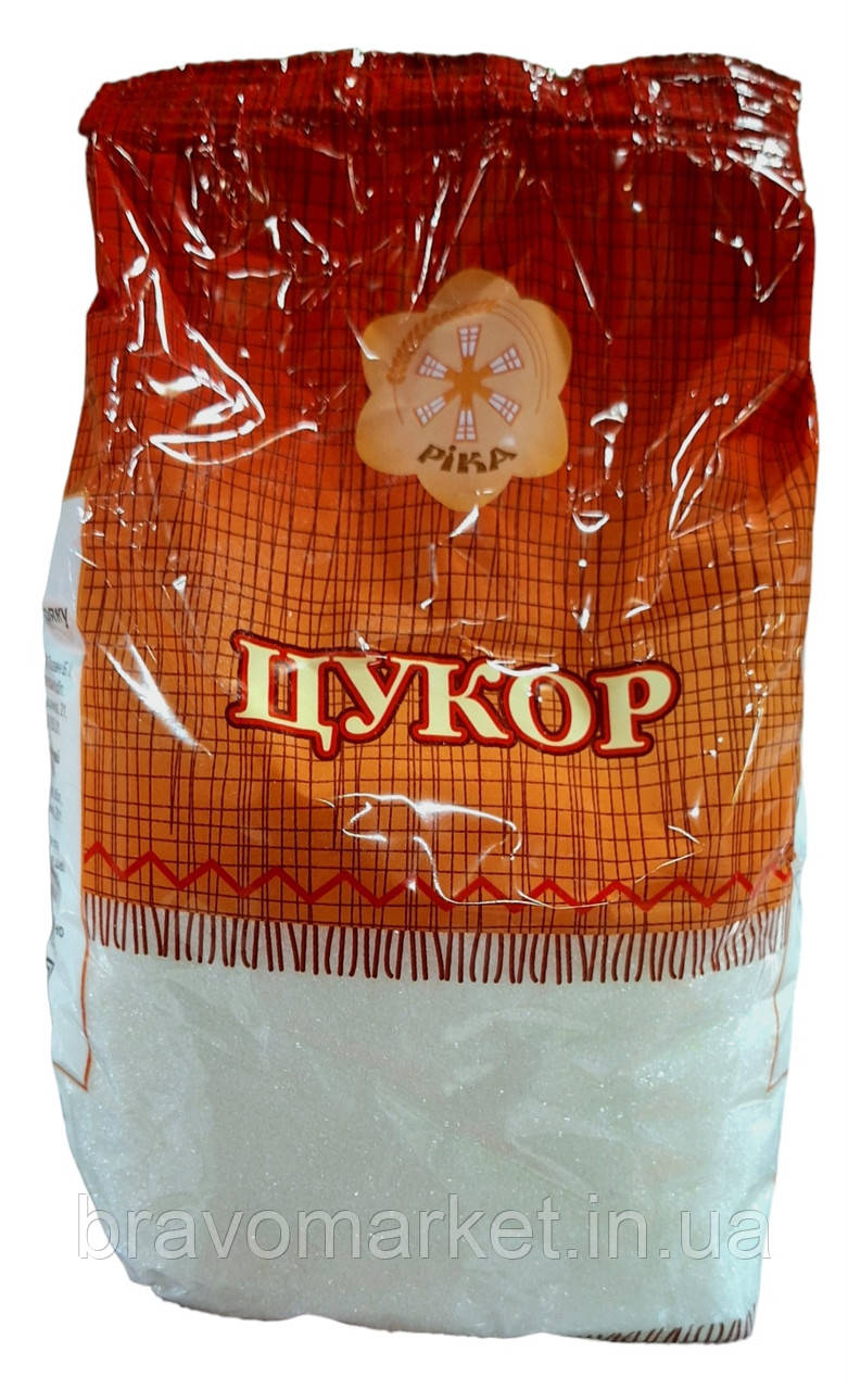 Цукор білий кристалічний 1кг ТМ Ріка, фото 1