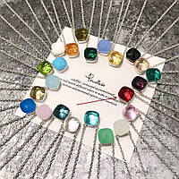 Помелато підвіска ланцюжок срібло 925 з каменем під рубін/Срібний ланцюжок із кулоном червоним кристалом