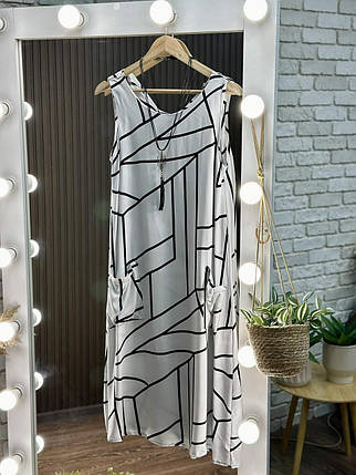 Стильна жіноча сукня, тканина "Штапель" 48, 50, 52, 54 розмір 48, фото 1