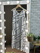 Стильна жіноча сукня, тканина "Штапель" 48, 50, 52, 54 розмір 48, фото 2