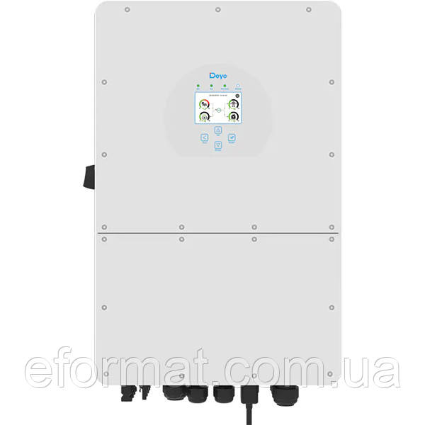 Гібридний високовольтний інвертор Deye SUN-25K-SG01НP3-EU-AM2(380 В, 25 кВт, 3 фази)
