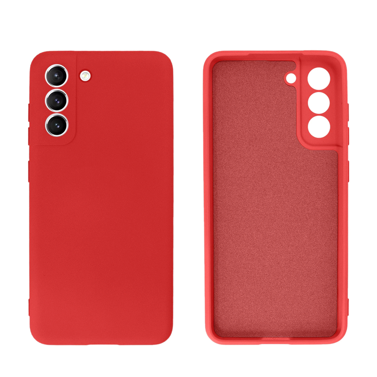 Чохол Silicone case Camera Protective для Samsung A55 (01) червоний Red