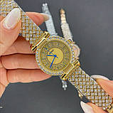 Жіночий кварцовий наручний годинник зі стразами Skmei 1956GD Gold STOPPED, фото 6