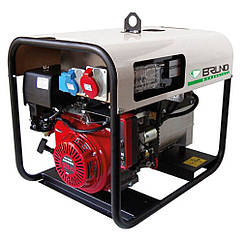 Генератор бензиновий BRUNO G5000HMPE-P 4,5 кВА, генератор однофазний, генератор з електростартером, електростанція