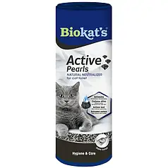 Дезодорант для котячого туалету Biokat's Active Pearls 700 г — активоване вугілля