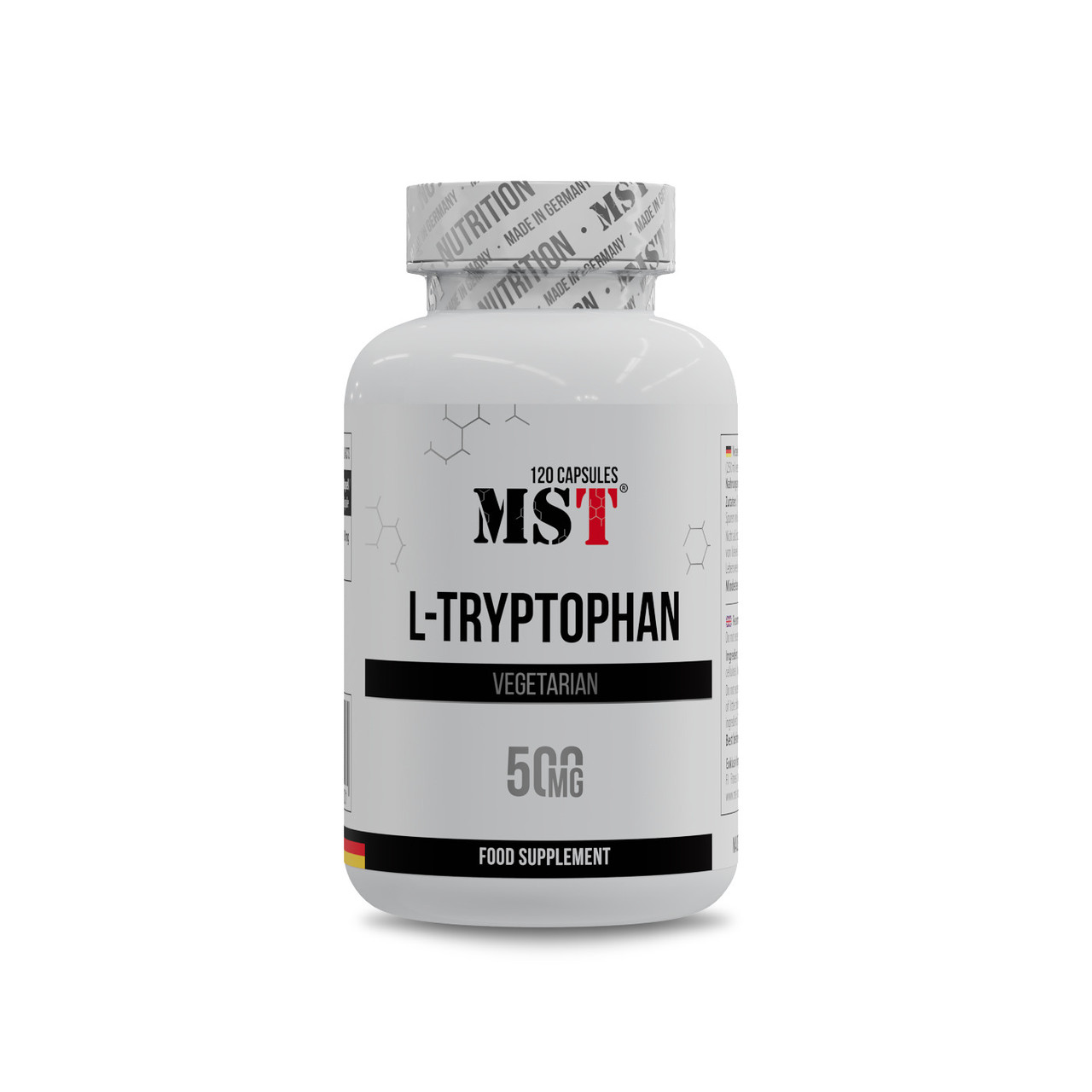 Амінокислоти MST® L-Tryptophan 500 mg 60 caps