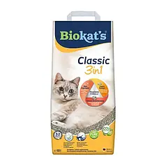 Наповнювач для котячого туалету Biokat's Classic 3in1 10 кг — бентонітовий