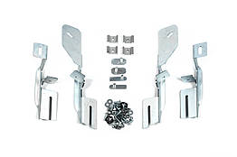 Кріплення до бокових порогів Erkul для Mitsubishi Outlander 2006-2012рр. Чорний метал