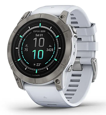 Смарт-годинник Garmin EPIX Pro Gen 2 Sapphire (51 mm), Titanium with whitestone silicone band, фото 4