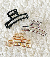 Крабі металеві гуртом три кольора 4,5 см 12 шт/уп