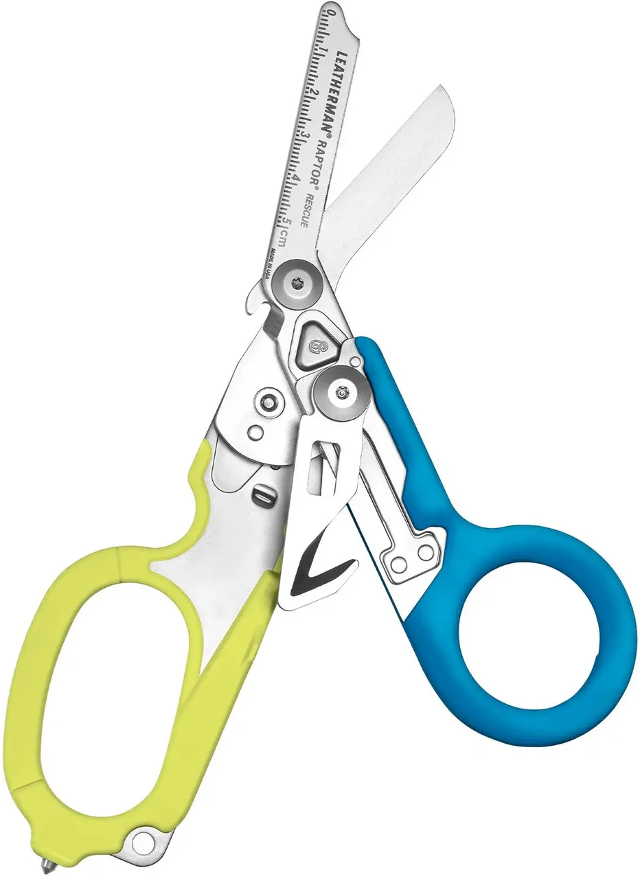 Тактичні ножиці Leatherman Raptor Rescue Yellow/Blue, utility чохол  ID-833070, фото 1