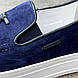 Сині мокасини 41 42 44 45 розмір, фото 3