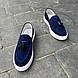 Сині мокасини 41 42 44 45 розмір, фото 9