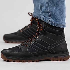 Черевики чоловічі зимові високі чорні (АБ 110)