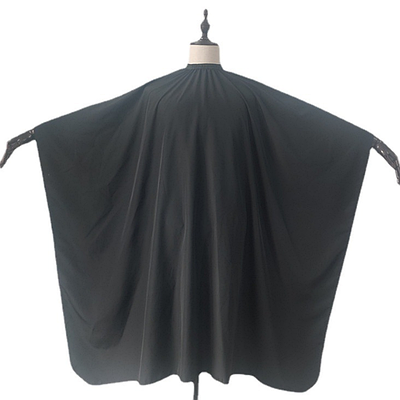 Пеньюар перукарський Hots Professional Cutting Cape Black на гачках (HP20430-BK)