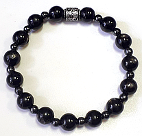 Браслет із  діопсиду та гематиту