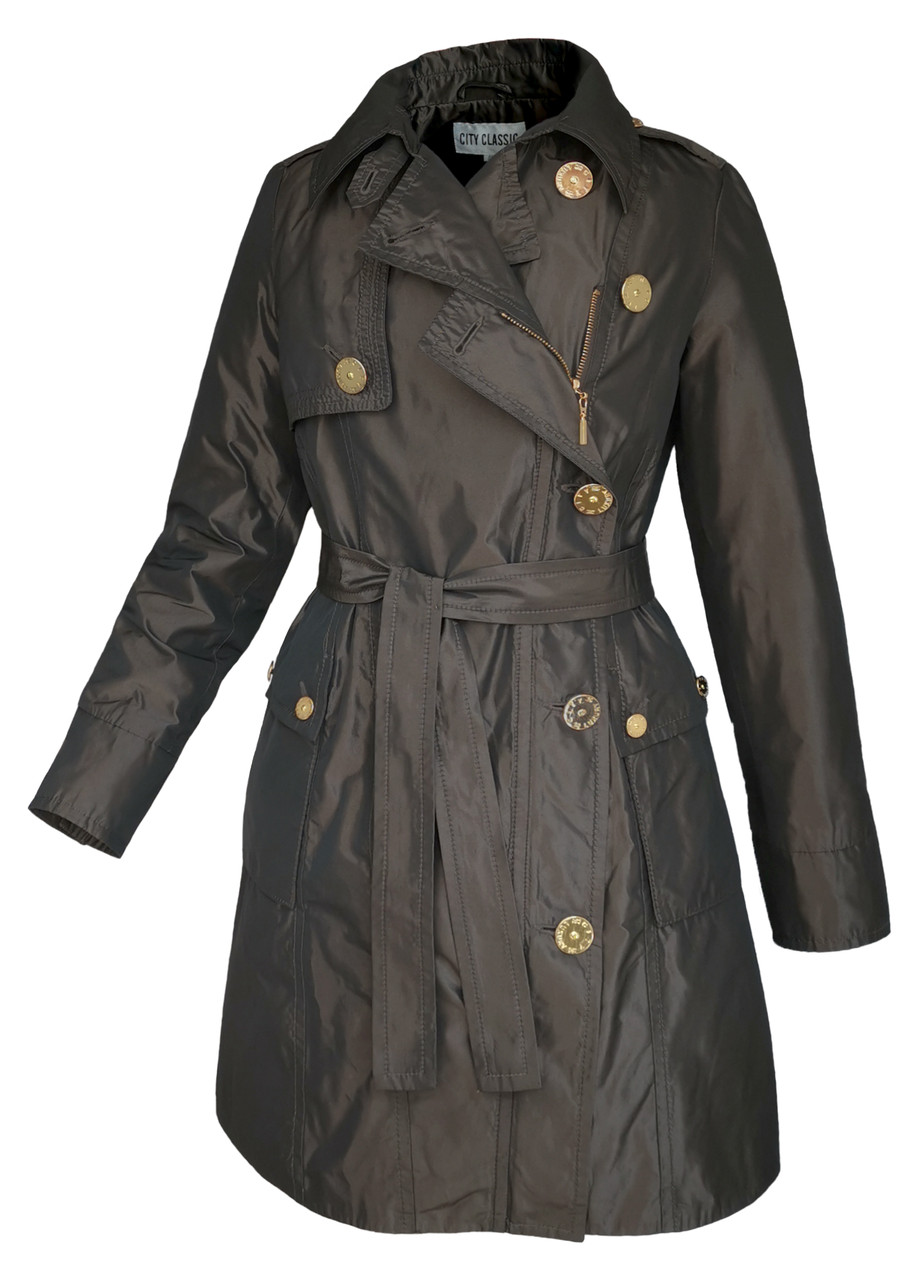 Плащ жіночий тренч весна осінь City Classiс Коричневий, фото 1