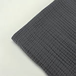 Муслін 4-шаровий, колір графіт, 240 см № MS-008, фото 6