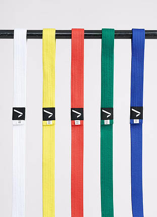 Пояс для кімоно дзюдо Ippon Gear Judo Belt Club 2 Yellow жовтий довжина 260 см, фото 3