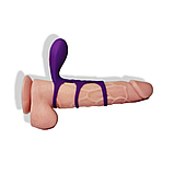 Ерекційна насадка TripleClitoralRing з вібрацією та акумулятором, фото 3