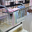Розкладна сушарка для білизни на балкон вікно Folding Clothes Hanger 3269В Подвійне сушіння для одягу на батарею, фото 5