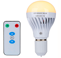 Лампа освітлення з акумулятором і пультом під цоколь E27 Nectronix EL-701