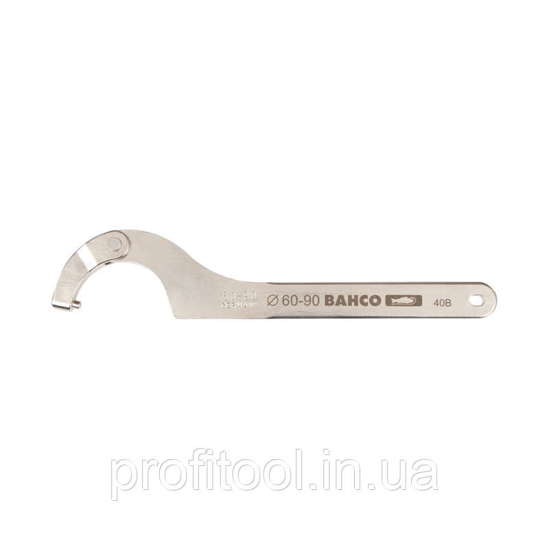 Ключ BAHCO штифтовий регульований з захватом 115-165 мм (40B-115-165), фото 1