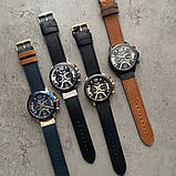 Чоловічий кварцовий годинник з хронографом Curren 8329 Black-Gold, фото 5
