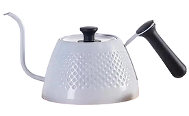Чайник Akimita V60 1 л. для кави з тонким носиком Білий