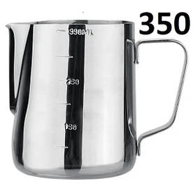 Пітчер молочник 350 мл Jug Coffee Maker з Мітками (Металік)