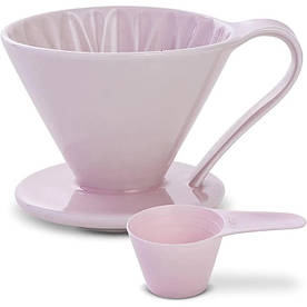 Пуровер Cafec Arita Рожевий Ware Flower Dripper Cup4 Pink