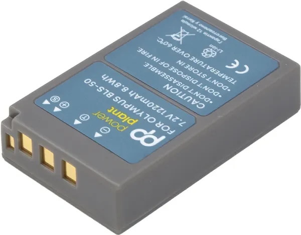 Акумулятор для фотоапарата PowerPlant Olympus BLS-50 (CB970483) 1100 mAh