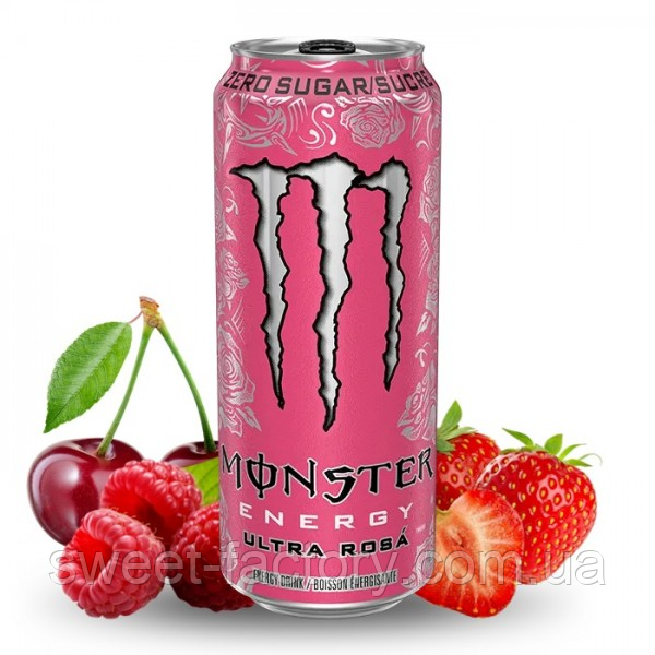 Енергетик Monster Energy Ultra Rosa Zero Sugar 500ml, фото 1