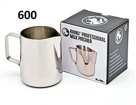 Пітчер Rhinowares 600 мл ПРО Молочник Professional Milk Pitcher з мітками