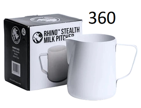Пітчер Rhino 360 Coffee Gear Stealth White Білий молочник