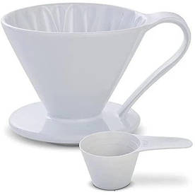 Пуровер Cafec Arita білий Ware Flower Dripper Cup4 White