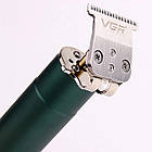 Акумуляторна машинка для стрижки волосся + 4насадки VGR V-186 / Тример для бороди / Водонепроникний тример, фото 6