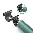 Акумуляторна машинка для стрижки волосся + 4насадки VGR V-186 / Тример для бороди / Водонепроникний тример, фото 8