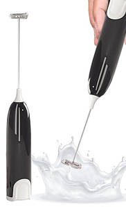 Спінювач Milk Frother електричний для молока Чорний міксер, капучинатор для матча