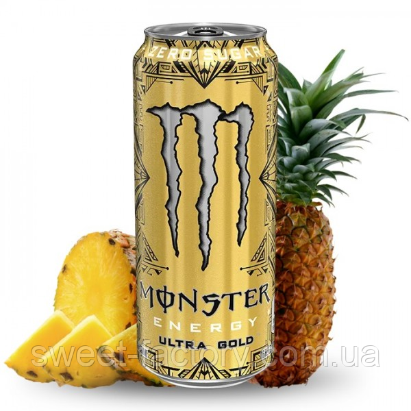Енергетик Monster Energy Ultra Gold Zero 500 ml, фото 1