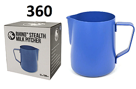 Пітчер Rhinowares 350 мл Синій Молочник Barista Milk Pitcher blue