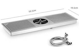 Рінзер барний MHW-3Bomber 19.5 на 59.5 см. Embedded Stainless Steel Cup Rinser врізний