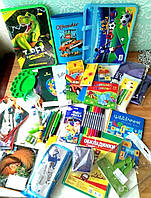 Набір школяра універсальний | Шкільний набір канцтоварів Преміум+, 36 предметов