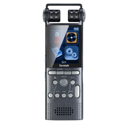 Цифровий диктофон Savetek GS-R06, стерео, 16 Гб з підтримкою SD